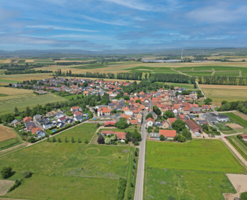 Luftbild Eckelsheim von Süden