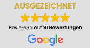 91 positive 5⭐️ Bewertungen